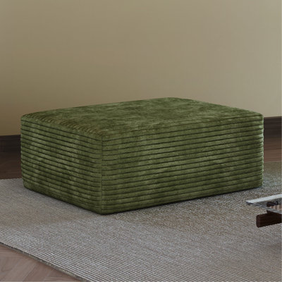 37.40"Sofa ottoman ,No Assembly Required(Plush Corduroy Fabric)