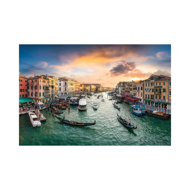 The Grand Canal In Venice, Italy by Jan Becke - Wrapped Canvas Print, 66.04 cm H x 45.72 cm W x 3.175 cm D