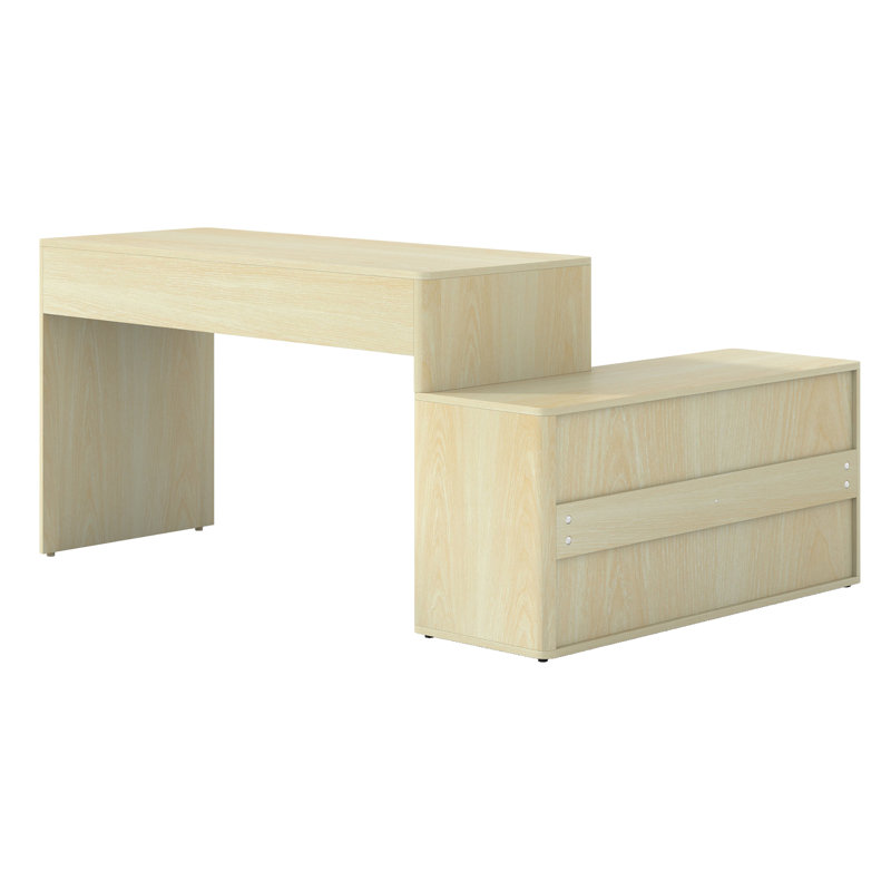 Larose L-Shaped Executive Desk - Modern Office Furniture