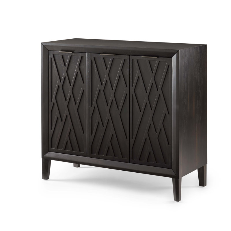 Armoire d'appoint 3 portes Alta, Noir