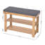 6 Pair Shoe Storage Bench