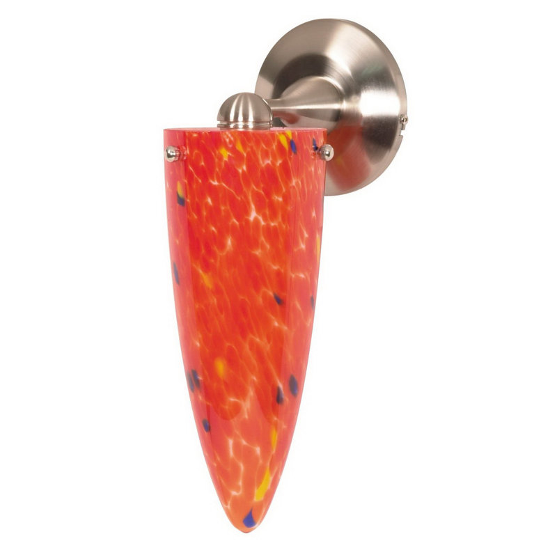 Appliquee à bras 1 lumières Seeley, Lave en fusion
