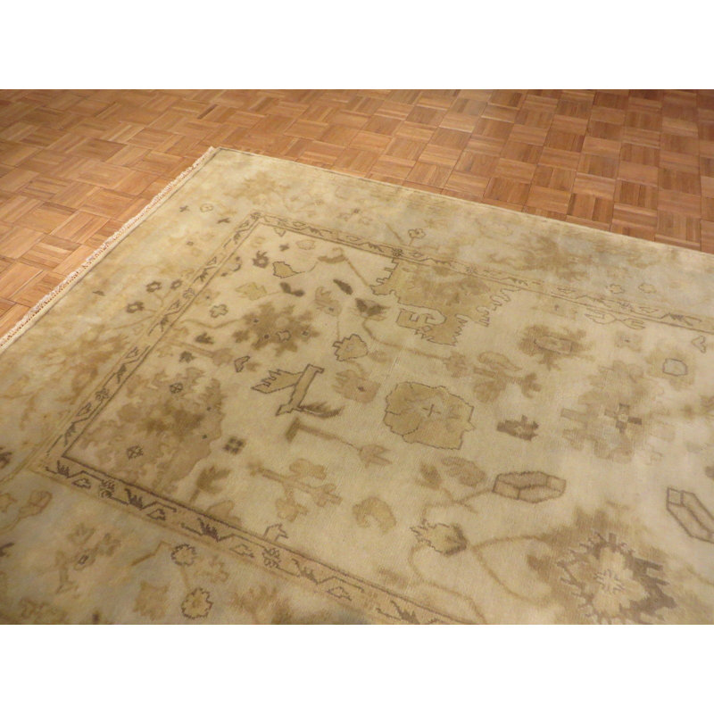 Tapis de zone noué la brune 5 pi 11 po x 9 pi 3 po one-of-kind Josephson