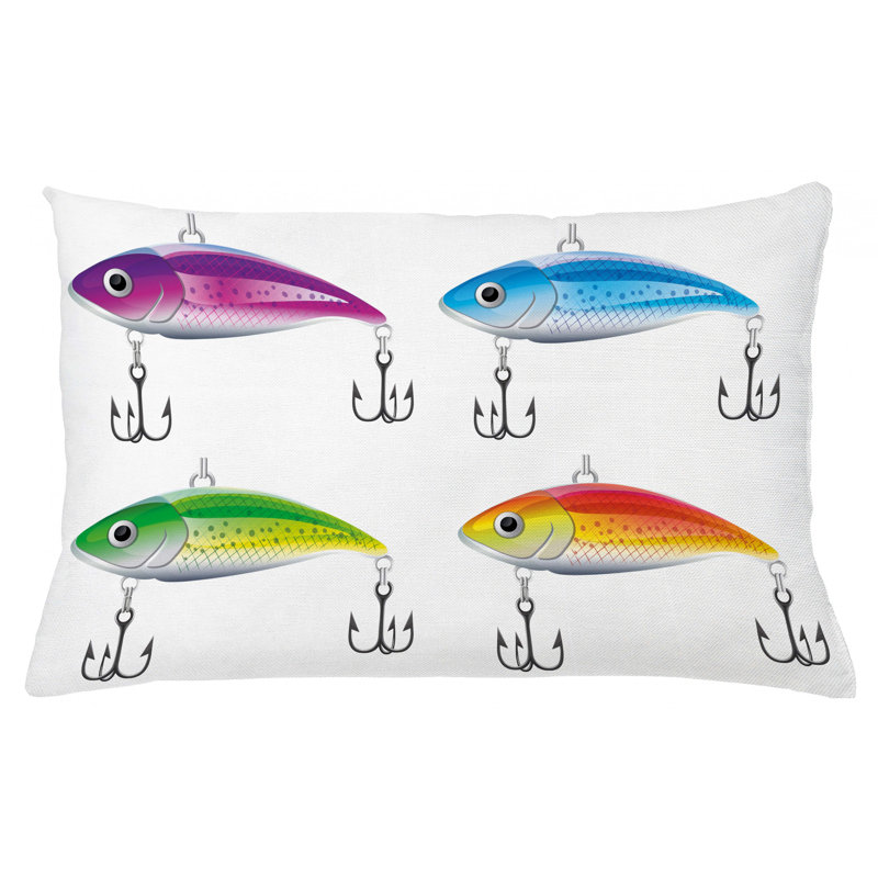 Housse de coussin lombaire intérieur/extérieur pêche, 16 po x 26 po
