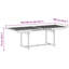 6 - Person Acacia Patio Dining Set with Extendable Rectangular Table-1634543883-1634543878