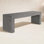 Columbia 55'' Concrete Outdoor Bench
