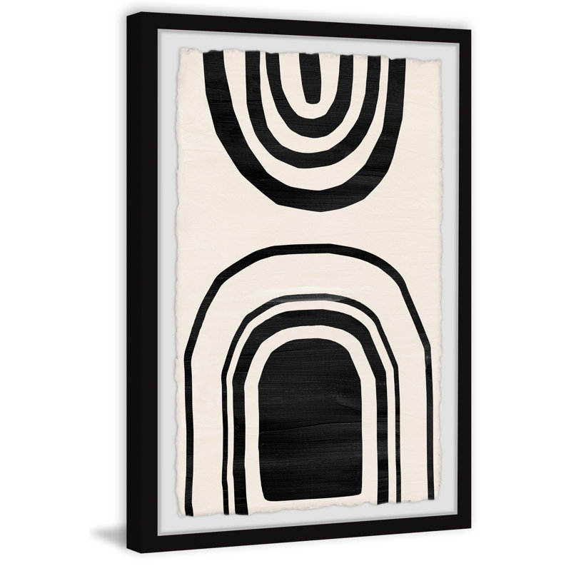 Tunnel Of Uncertainty 1 Piece Single Picture Frame Painting, 30cm H x 20cm W x 3.81cm D