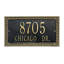 Egg and Dart 2-Line Wall Address Plaque-642976470-642976467