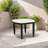 Modern Outdoor Elegance Arc 23.6''Side Table