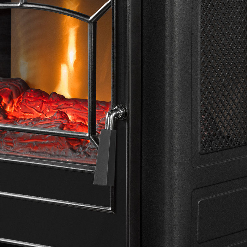 Foyer électrique Plessis ClassicFlame®, Noir