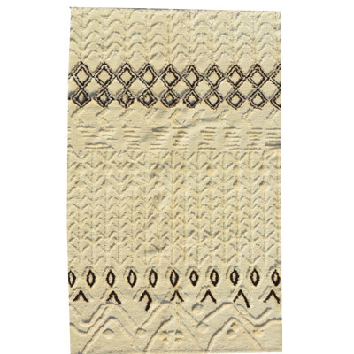 Brookland Rectangle 198 cm x 313 cm Geometric Hand Woven Kilim Area Rug