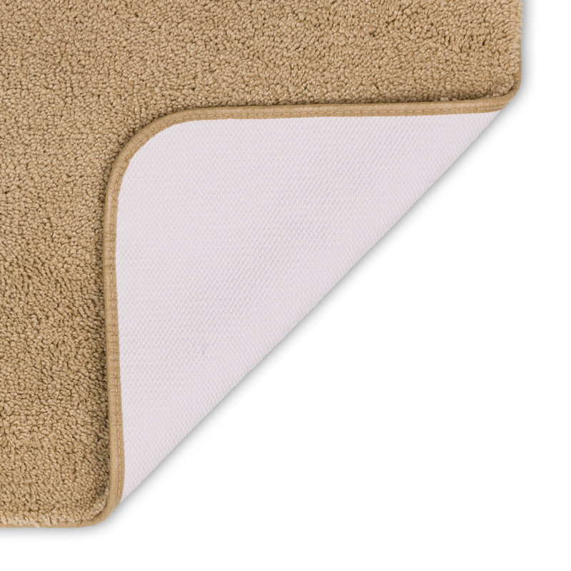 Mccluney Soft Nylon Machine Washable Non- Slip Bath Rug/Mat, Deep Fern, 24" W x 40" L
