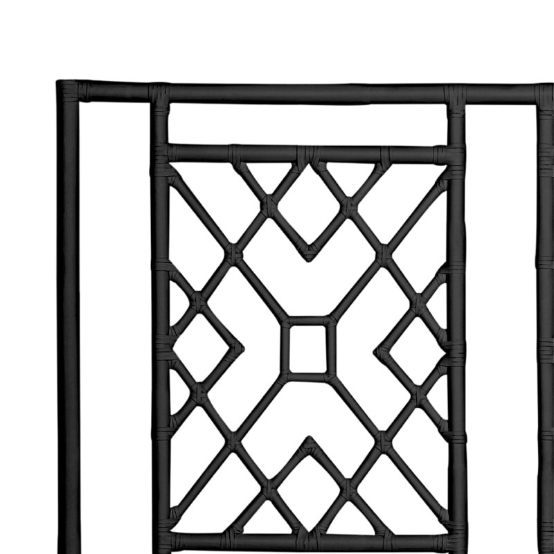 Camden Open-Frame Headboard, King, Black