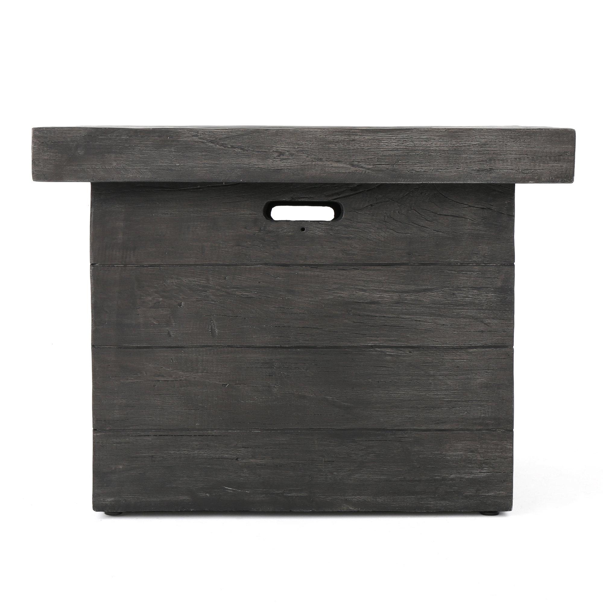 Rosia Square Fire Pit Table, Gray
