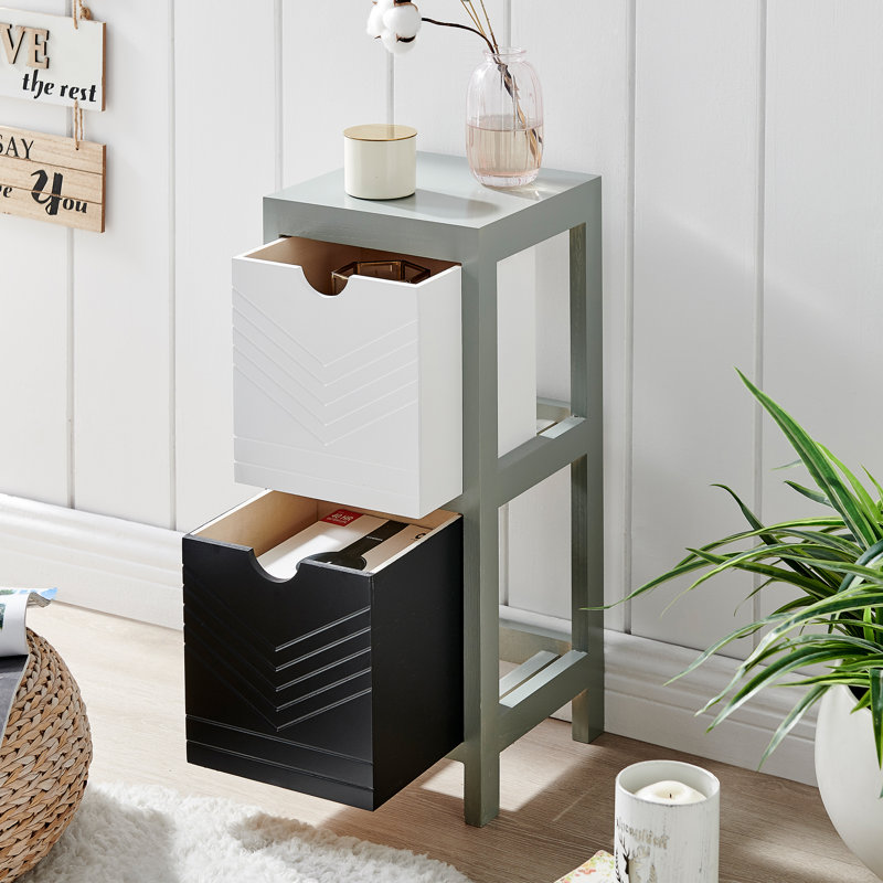 Fasto Solid Wood 22cm W 2 - Drawer Chest of Drawers