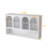 47.25" Four-Door Glass Wall Cabinet Storage, Wall-Mounted,Suitable For Kitchen, Living Room, Bathroom(White)-2121149112