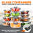 Aubriannah 35oz. Glass Food Storage Container
