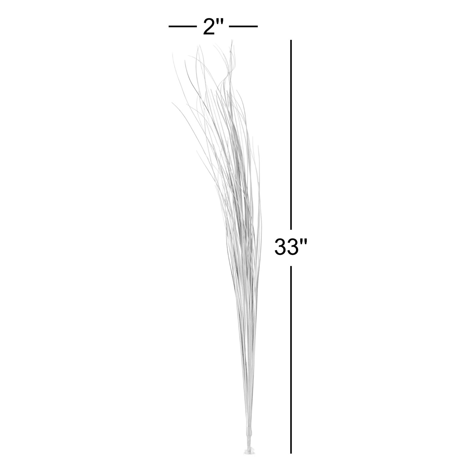 33'' Faux Onion Grass Grass Stem