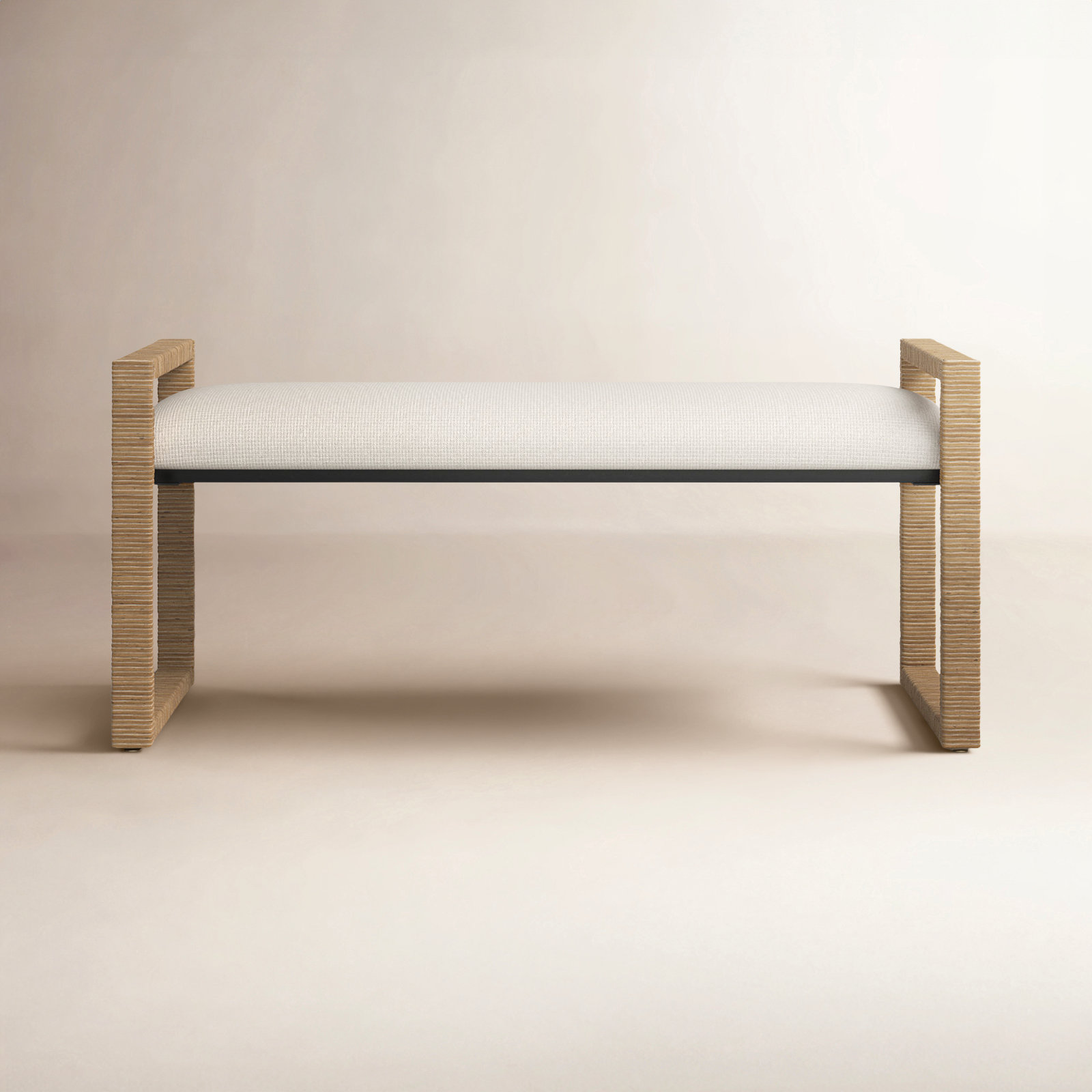 Carlacia 48" Rattan Bench