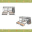 Full Over Twin & Twin Bunk Bed-633618589