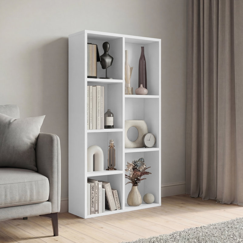 Cube Storage Unit With Open Shelving Modern Multi-Purpose Storage Organiser for Living Room Bedroom & Office, White
