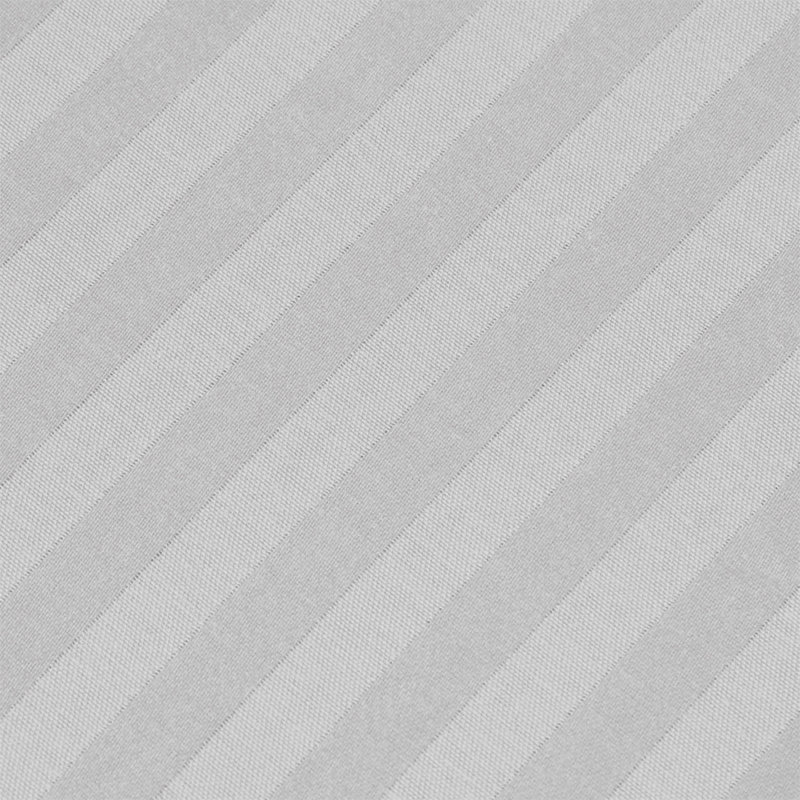 Spevek Soft & Cozy 40cm Extra Deep Pocket Microfiber Striped Fitted Sheet, Double (137 x 191 cm), White