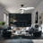 54" 3 - Blade Ceiling Fan With LED Lights And Remote Control Included