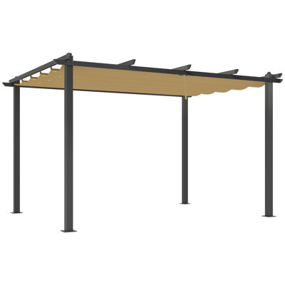 2.37m x 3.95m x 2.96m Pergola