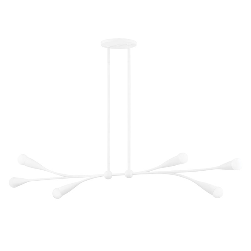 6 lumières linéaires ELsa, Blanc