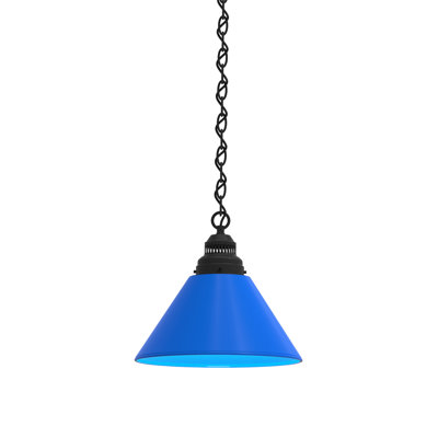Luminaire suspendu conique 1 lumière