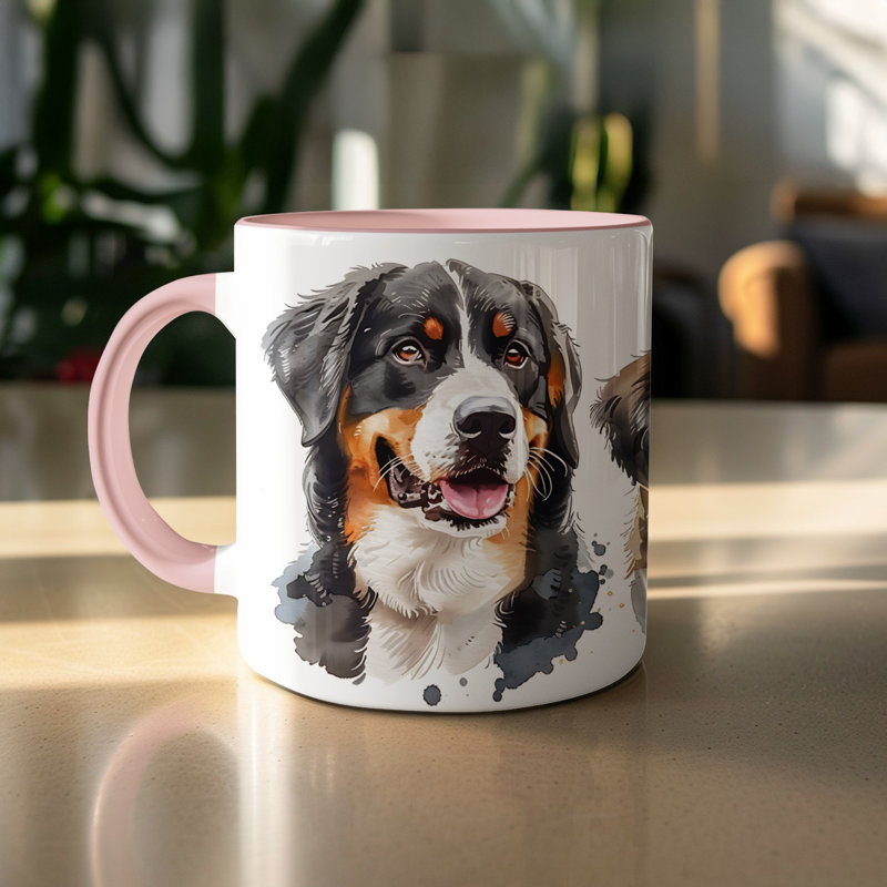 Greater Swiss Mountain Dog Design 11oz Coffee Mug, 4