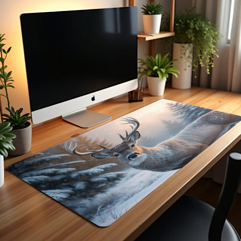 Polyester Desk Pad, 14.4x12.1
