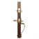 Copper Creek Handleset with Single Cylinder Deadbolt and Copper Creek Door Lever and Colonial Rosette