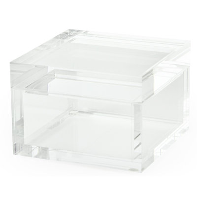Petite boîte en lucite transparente Lyman