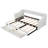 Beige, Twin Xl To King, Upholstered Daybed, Drawers, Buttoned Drawer And Back Surfaces, Comfortable Seating Storage Great Support, Wood Slats