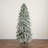 Flocked 7' Pre-Lit Pine Christmas Tree