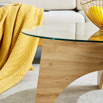 Table basse en verre