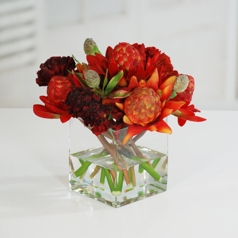 Waratah Centerpiece in Vase