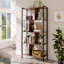 155cm H x 74cm W Iron Bookcase