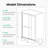 Sleek Semi-Frameless Double Sliding Shower Door For Bathroom Enhancement-112104327