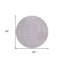 Tapis lavable rond 8 po