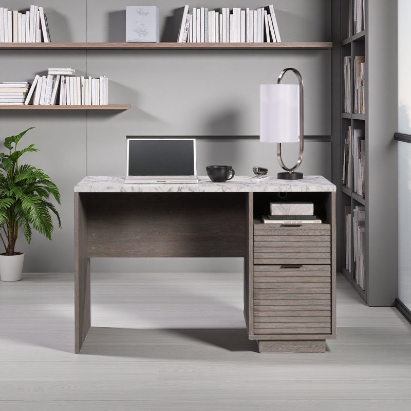 Bureau moderne avec 2 tiroirs spacieux