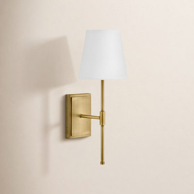 Janis Single Light Steel Dimmable Wallchiere