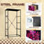 Commode moderne pour la chambre à coucher avec 4 tiroirs de rangement Bold Magenta Pink Heart Modern Decor Print Commodes