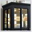 Vitrine antique avec tablettes réglables et portes en verre, idéale pour les objets de collection et la décoration intérieure, ampoule E26 incluse-329236306