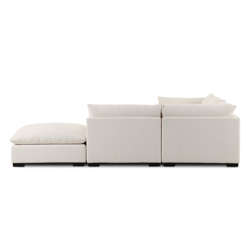 Caulkins Upholstered L-Shaped Sectional, 31.5" H x 120" W x 120" D, Left Hand Facing