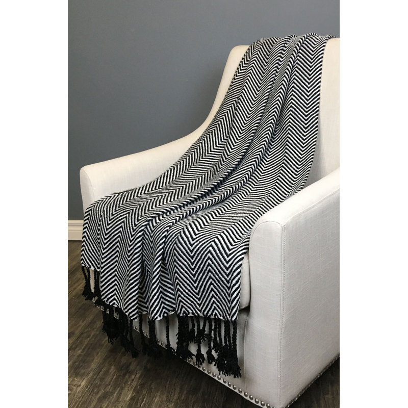 Los Angeles Throw Blanket, Black