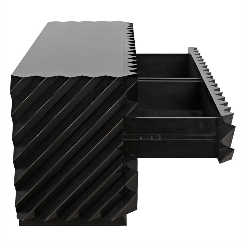 Hiaru 6 - Drawer Solid Wood Dresser