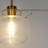 Meya 1 - Light Single Drum Pendant with Raindrop Glass