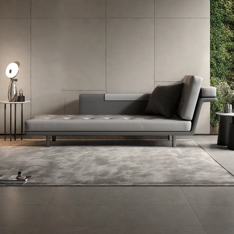 Méridiennes d'intérieur décontractées Living Room, Gris, Face à la droite